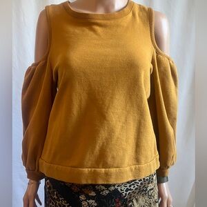 Lou & Grey Mustard Knit Top